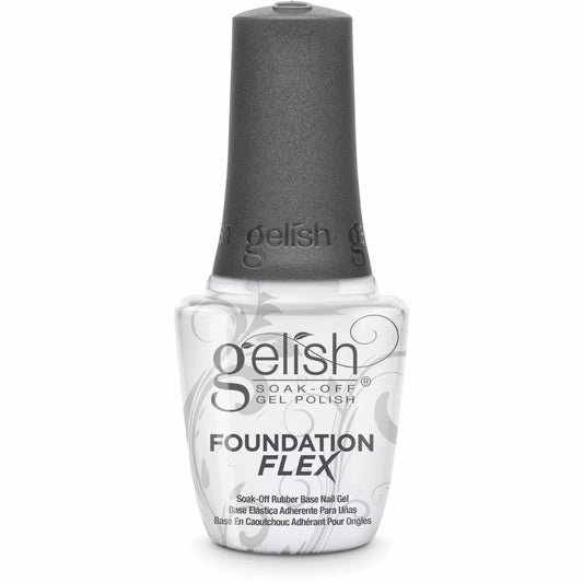 GELISH Foundation Flex Rubber Base Gel 0.5oz - Clear