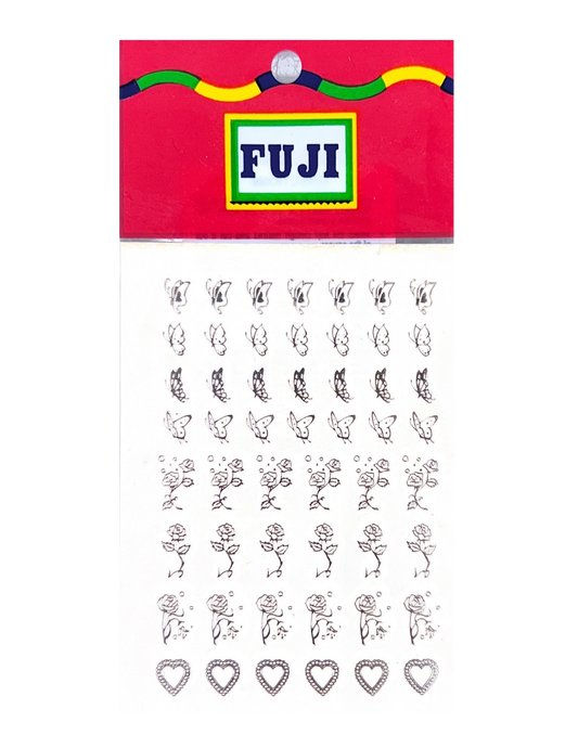 FUJI Water Decal - #33 Silver