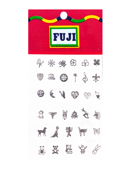 FUJI Water Decal - #38 Silver