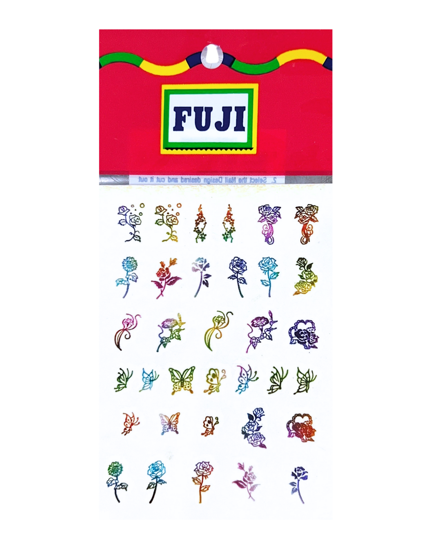 FUJI Water Decal - #39 Multicolor