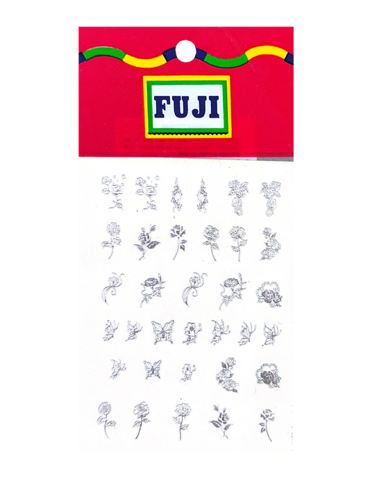FUJI Water Decal - #39 Silver
