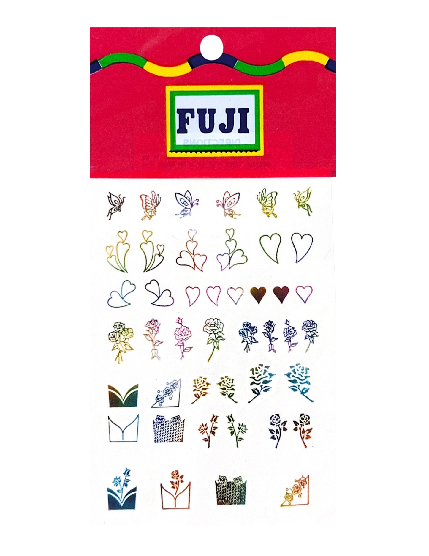 FUJI Water Decal - #40 Multicolor