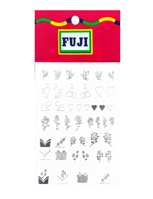 FUJI Water Decal - #40 Silver