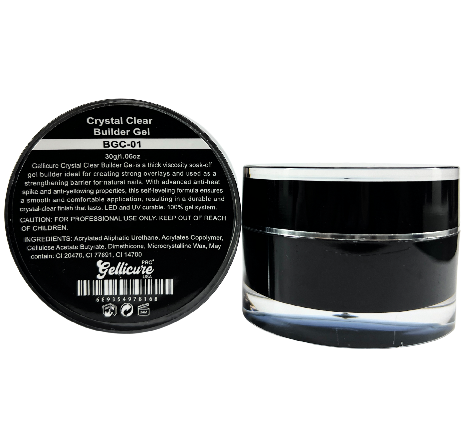 GELLICURE PRO Crystal Clear Builder Gel NAIL SUPPLY HOUSE GELLICURE PRO Crystal Clear Builder Gel NAIL SUPPLY HOUSE