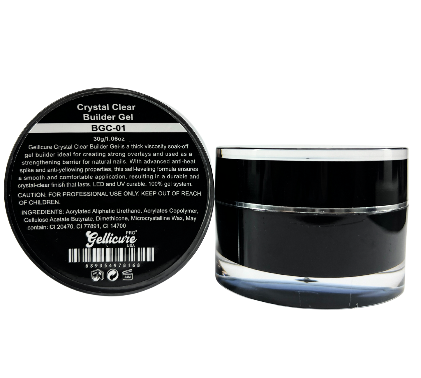 GELLICURE PRO★ Crystal Clear Builder Gel