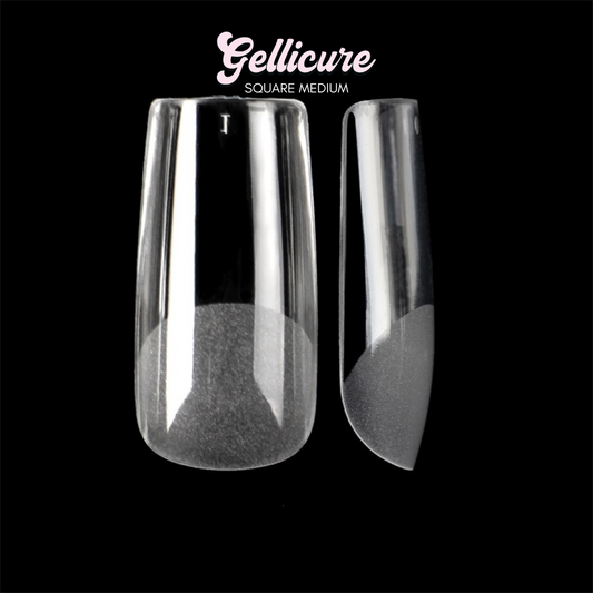 GELLICURE Pre-etched Gel Tips 552 pcs - Square Medium