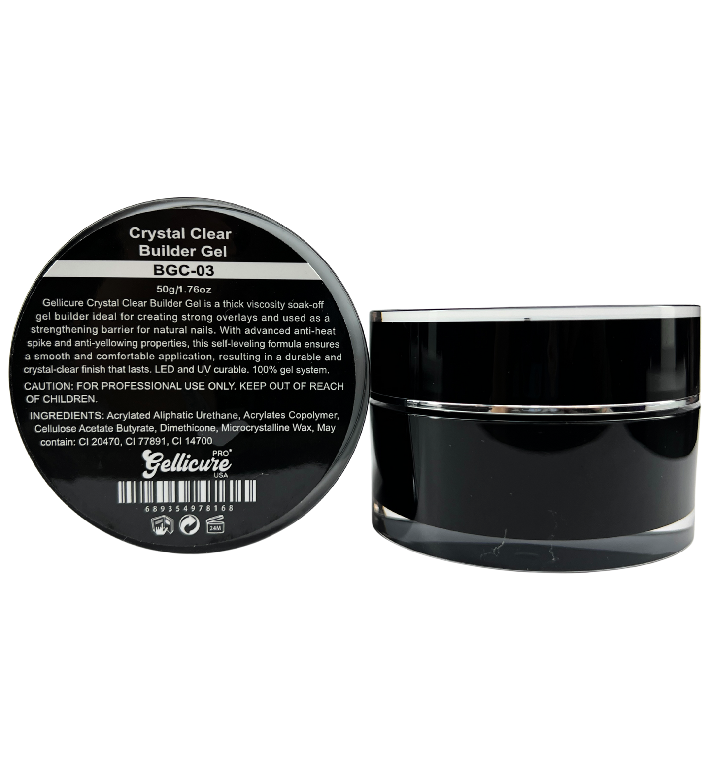 GELLICURE PRO★ Crystal Clear Builder Gel