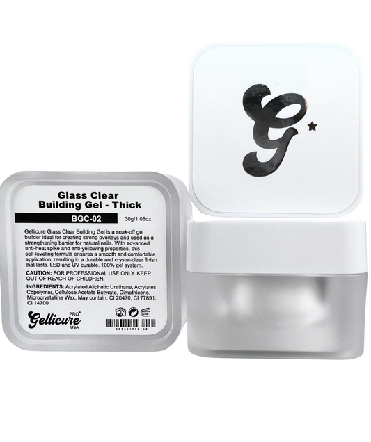 GELLICURE PRO★ Glass Clear Building Gel - Thick
