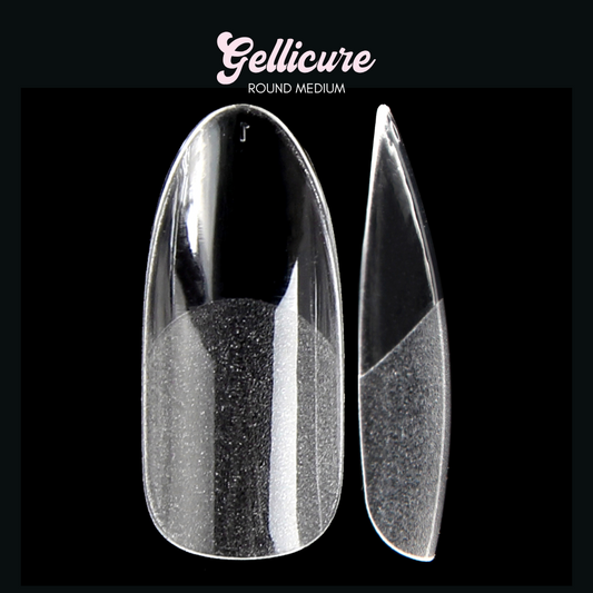 GELLICURE Pre-etched Gel Tips 552 pcs - Round Medium