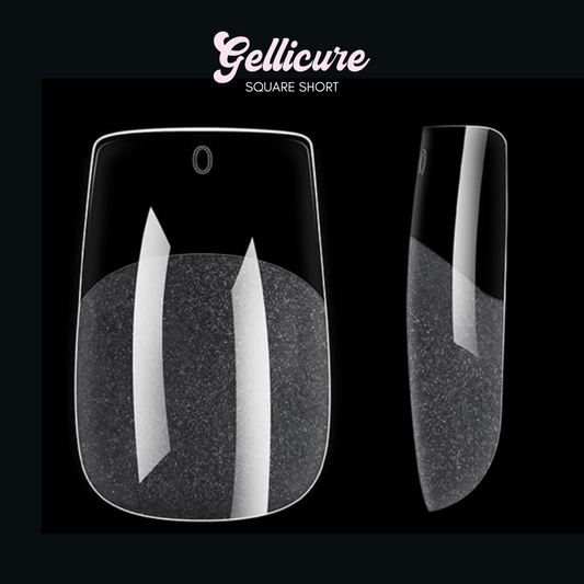 GELLICURE Pre-etched Gel Tips 552 pcs - Square Short