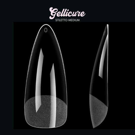 GELLICURE Pre-etched Gel Tips 552 pcs - Stiletto Medium