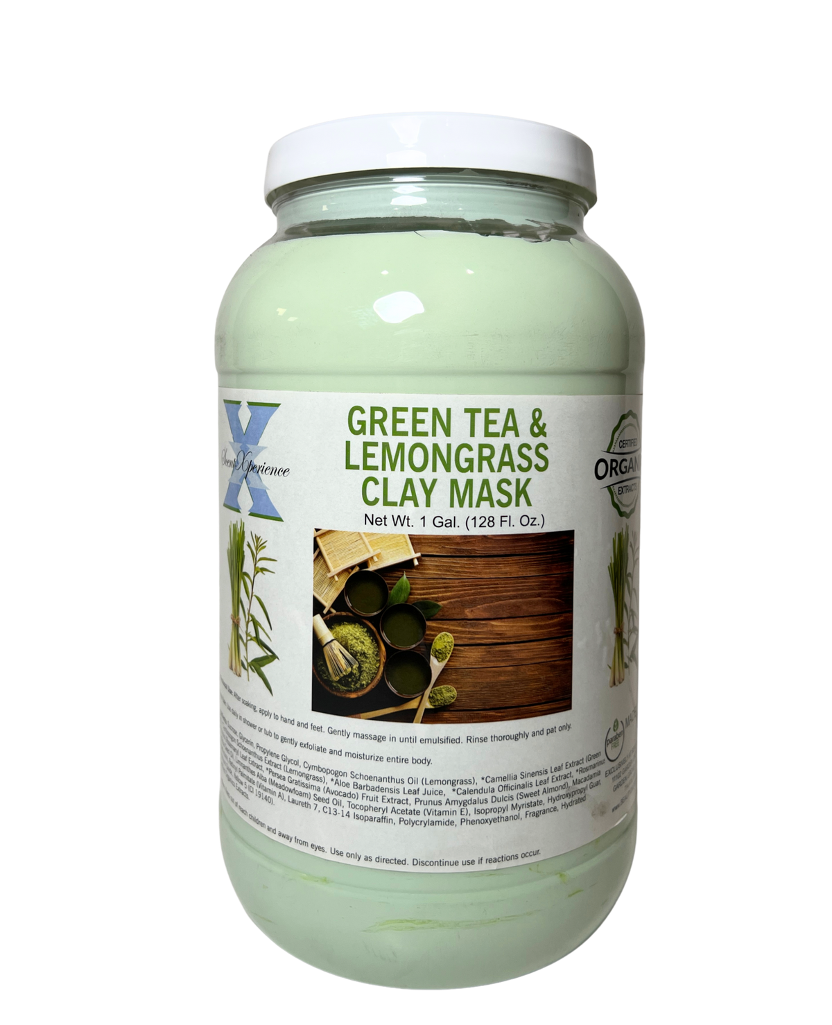 SCENT XPERIENCE Organic Spa Clay Mask - Green Tea & Lemongrass