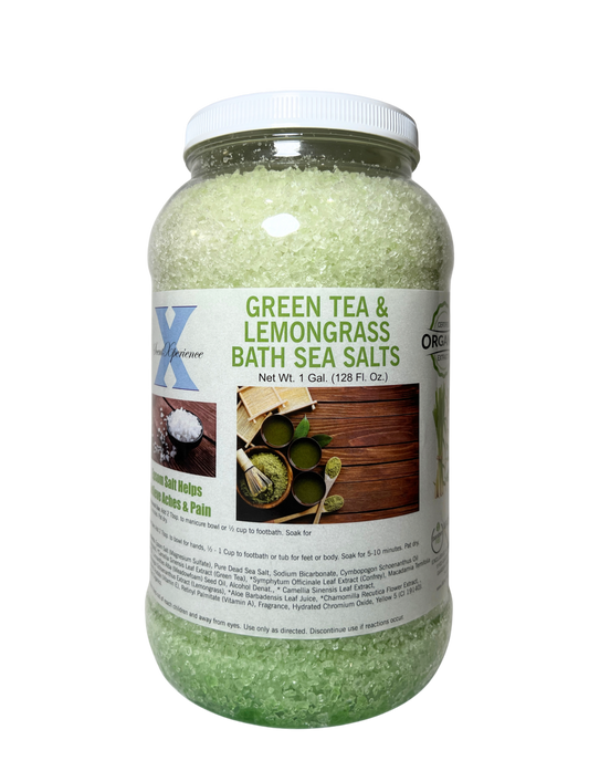 SCENT XPERIENCE Organic Spa Bath Salts - Green Tea & Lemongrass