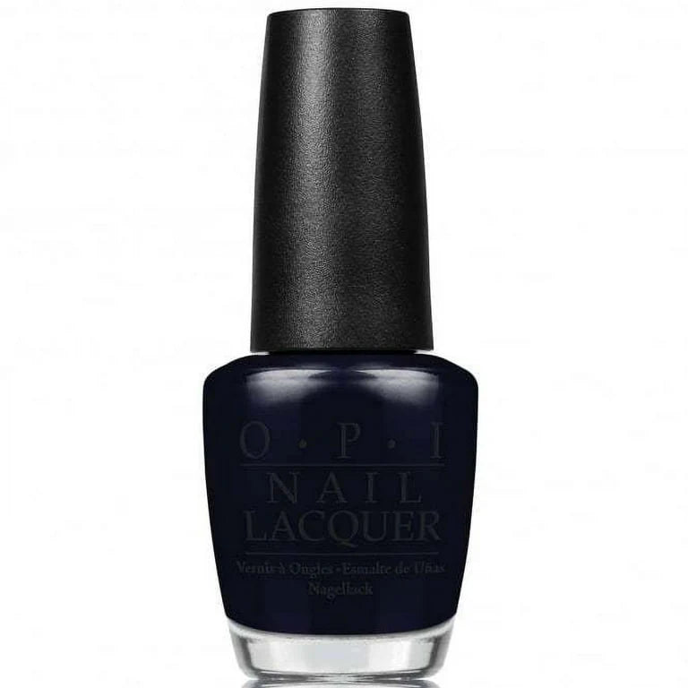 black nail polish with black cap on white background