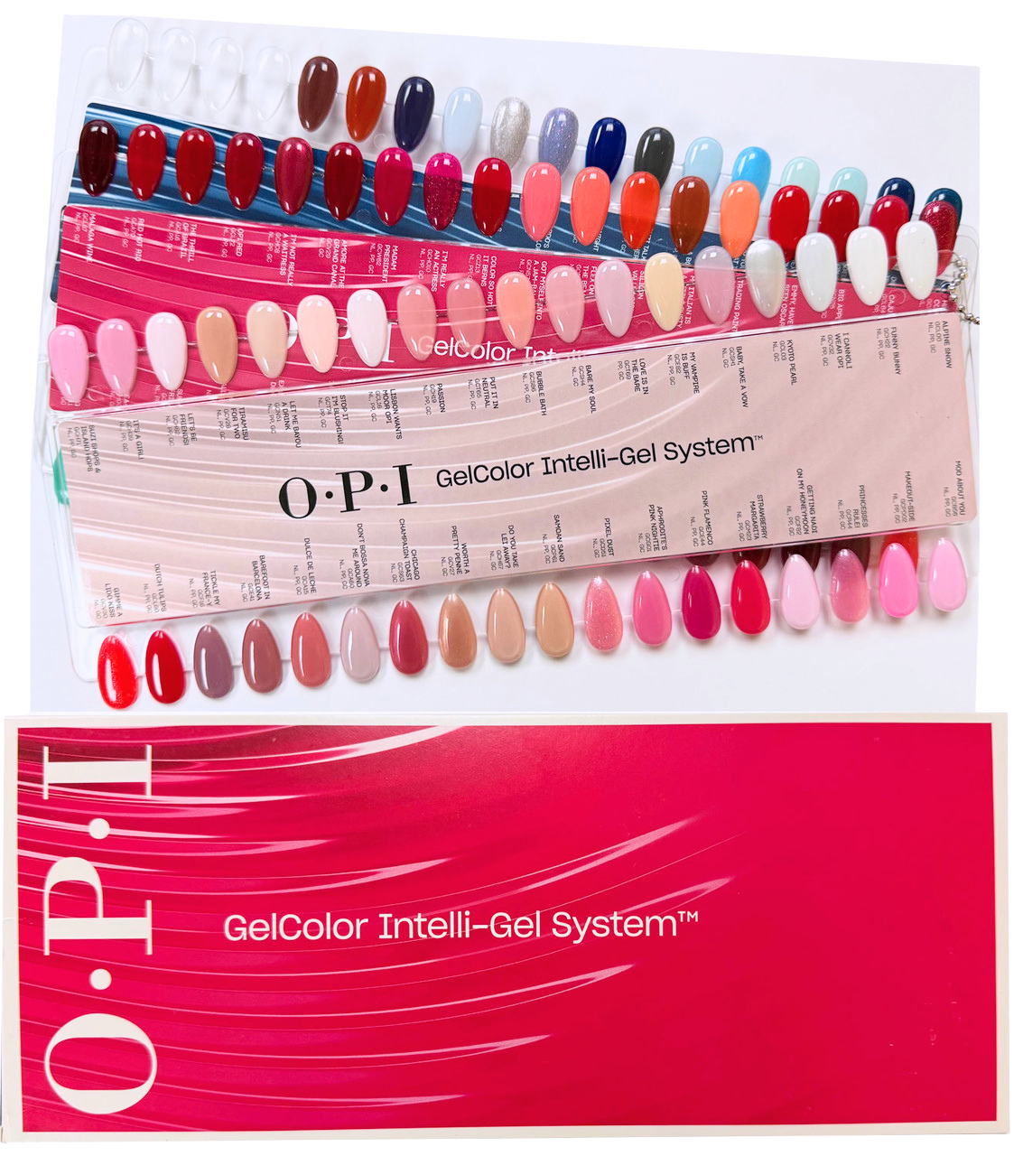 OPI Gel Color Intelli-Gel System Color Chart