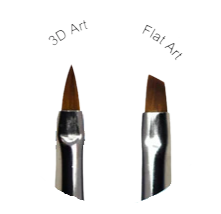 LECHAT Dual Sided Brush 3D Art & Flat Art