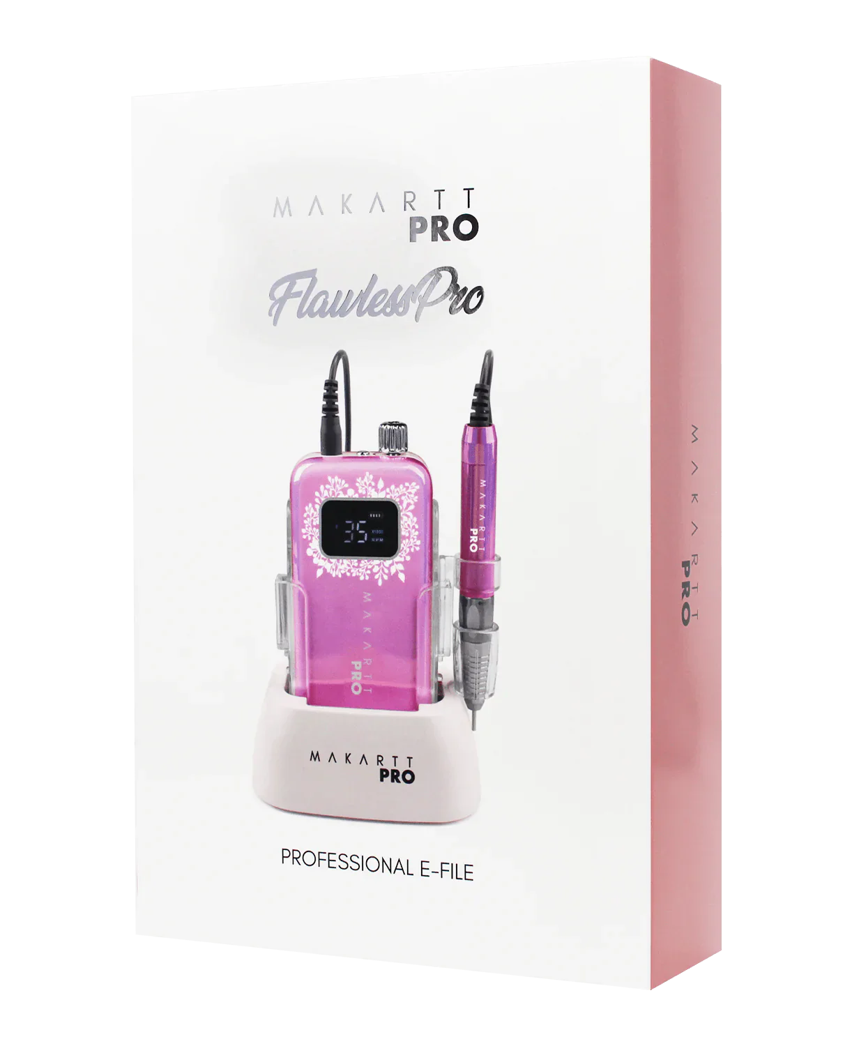 Makarti Pro Flawless Pro professional e-file with packaging on a white background