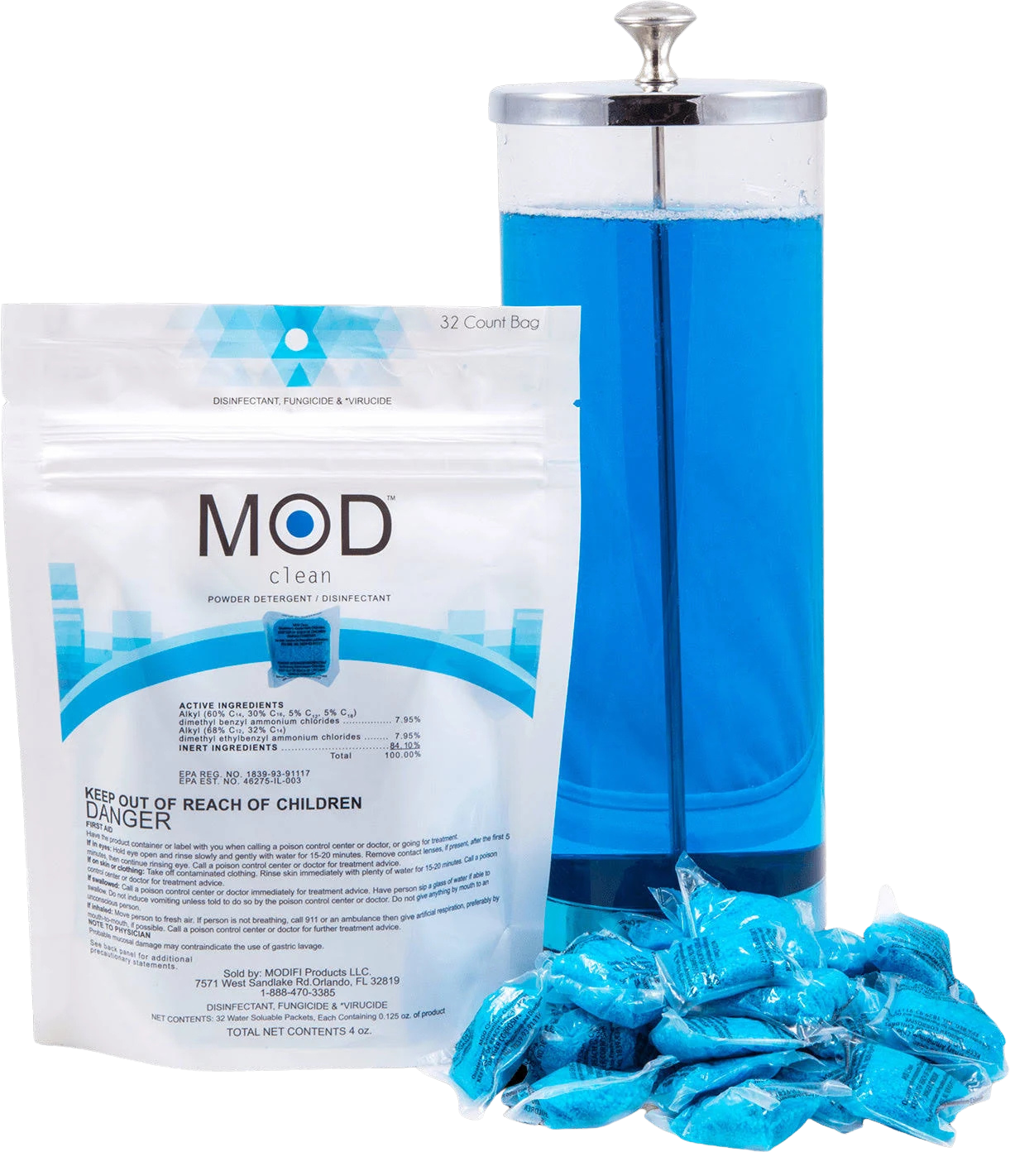 MOD Clean Disinfectant Pods 32ct