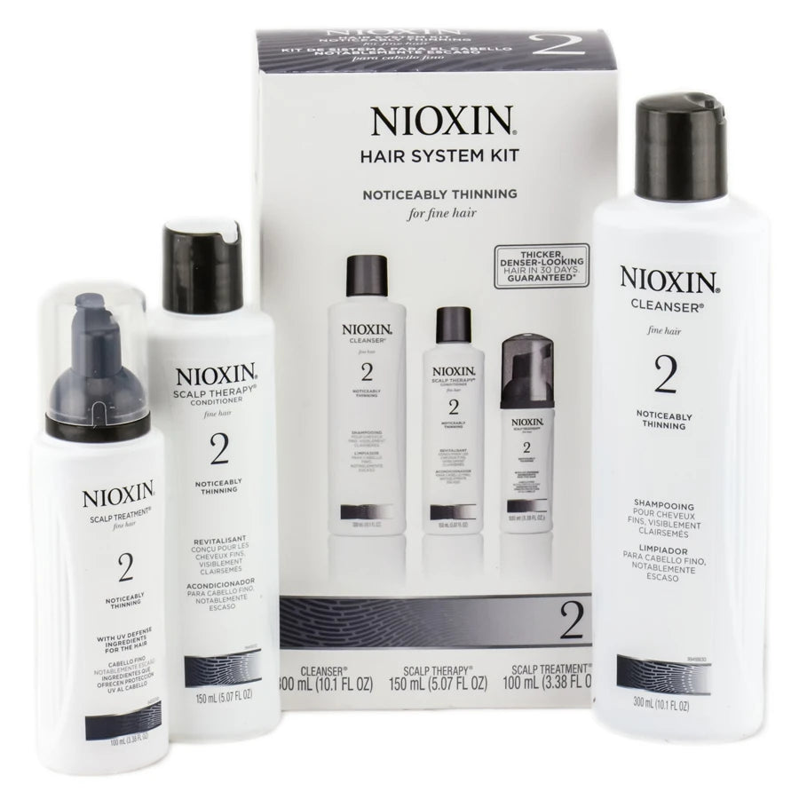 NIOXIN Hair System Kit #2 - Noticeably Thinning for Fine Hair