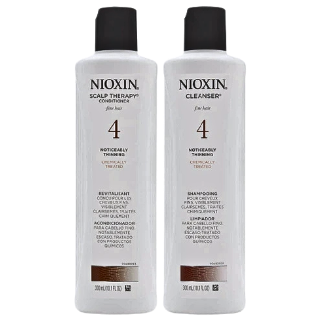 NIOXIN Scalp Therapy System 4 Noticeably Thinning Cleanser + Conditioner Set