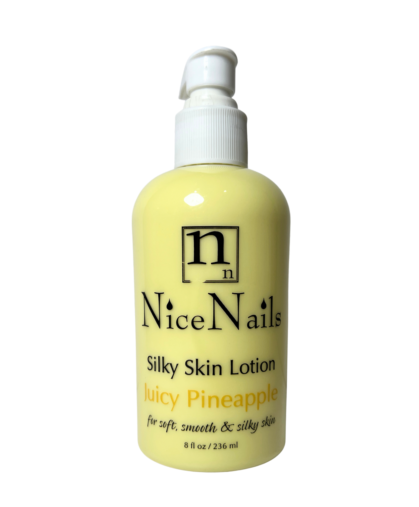 Nice Nails Silky Skin Lotion 8oz - Juicy Pineapple