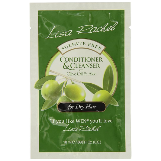 Lisa Rachel Sulfate Free Conditioner & Cleanser w/ Olive Oil & Aloe 0.6oz