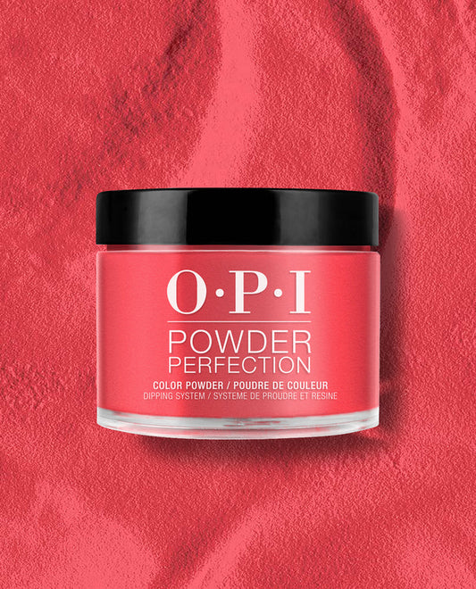 OPI Powder Perfection 1.5oz - Red Hot Rio #DPA70