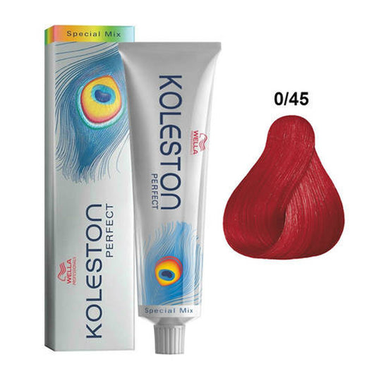 WELLA Koleston Perfect Permanent Creme Hair Color - 0/45 (Red Red-Violet)