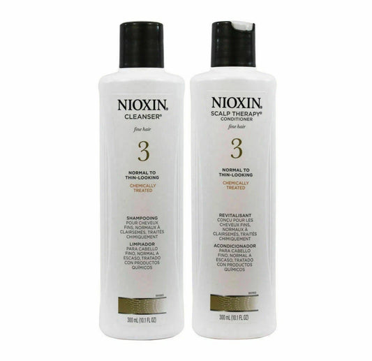 NIOXIN Scalp Therapy System 3 Normal To Thin-Looking Cleanser + Conditioner Set