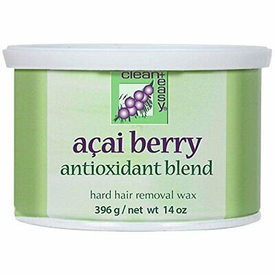 Clean + Easy Acai Berry Antioxidant Blend Hard Wax 14oz
