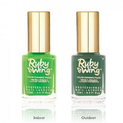 RUBY WING Color Changing Polish 0.5oz - Green Peace #RW191041