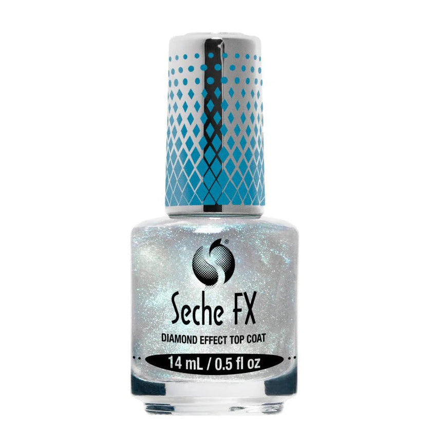 Seche FX Diamond Effect Top Coat 0.5oz - Blue
