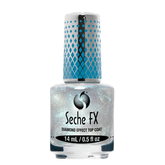 Seche FX Diamond Effect Top Coat 0.5oz - Blue