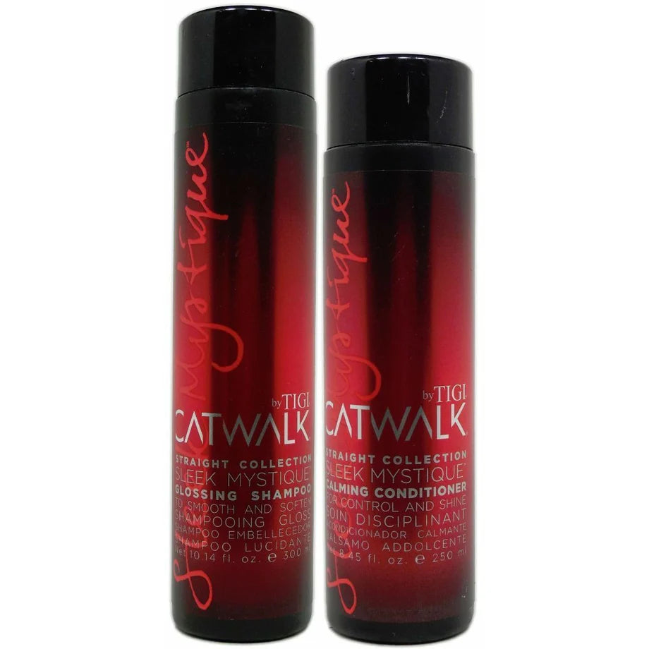 CATWALK by TIGI Sleek Mystique Glossing Shampoo + Calming Conditioner Set
