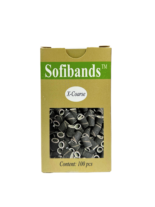 SOFIBANDS™ Brown Sanding Bands (Paper Box) - Extra Coarse