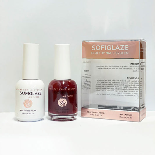 SOFIGLAZE Duo 0.5oz Matching Color Gel & Nail Polish - SGDUO#54 image 0