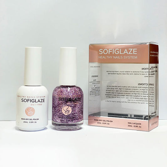 SOFIGLAZE Duo 0.5oz Matching Color Gel & Nail Polish - SGDUO#58 image 0