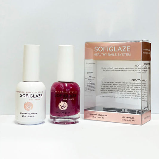 SOFIGLAZE Duo 0.5oz Matching Color Gel & Nail Polish - SGDUO#64 image 0