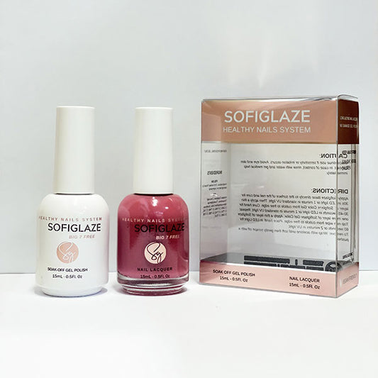 SOFIGLAZE Duo 0.5oz Matching Color Gel & Nail Polish - SGDUO#68 image 0
