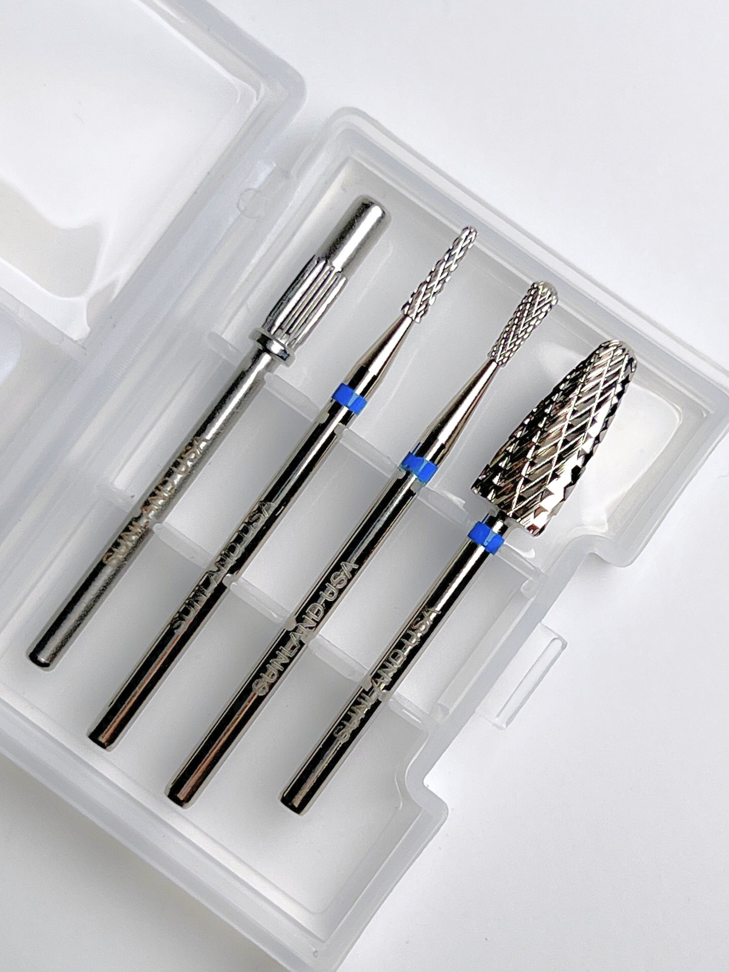 Mani + Pedi Carbide Drill Bit 4pc Set - Medium