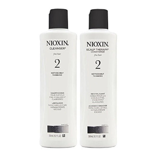 NIOXIN Scalp Therapy System 2 Noticeably Thinning Cleanser + Conditioner Set
