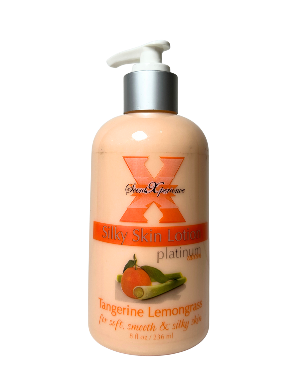 SCENT XPERIENCE Silky Skin Lotion Platinum Edition 8oz - Tangerine Lemongrass