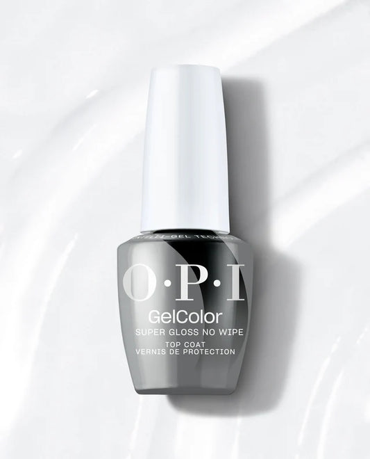 OPI Gel Color 0.5oz - Super Gloss No Wipe Top Coat #GC005