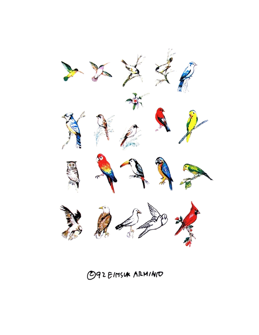 Water Decal - Birds