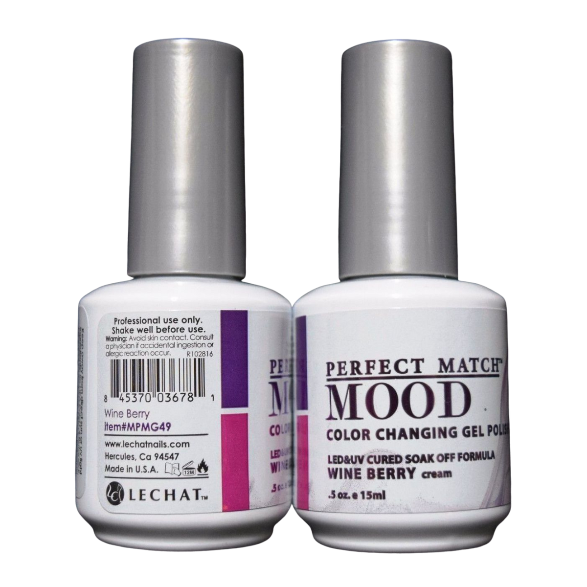 LECHAT Perfect Match Mood Gel - Wine Berry #49